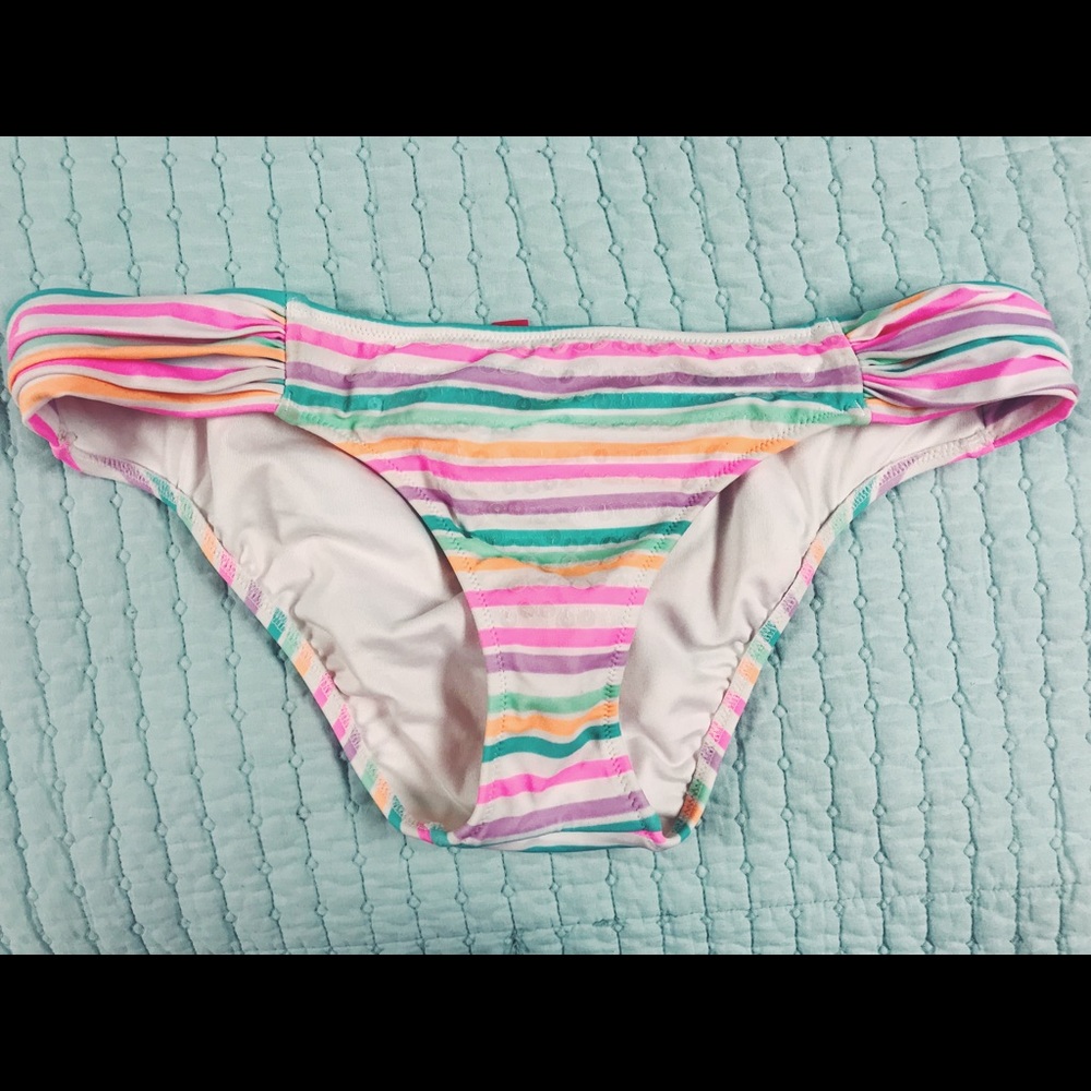 Victoria’s Secret Rainbow Stripe Bikini Bottoms